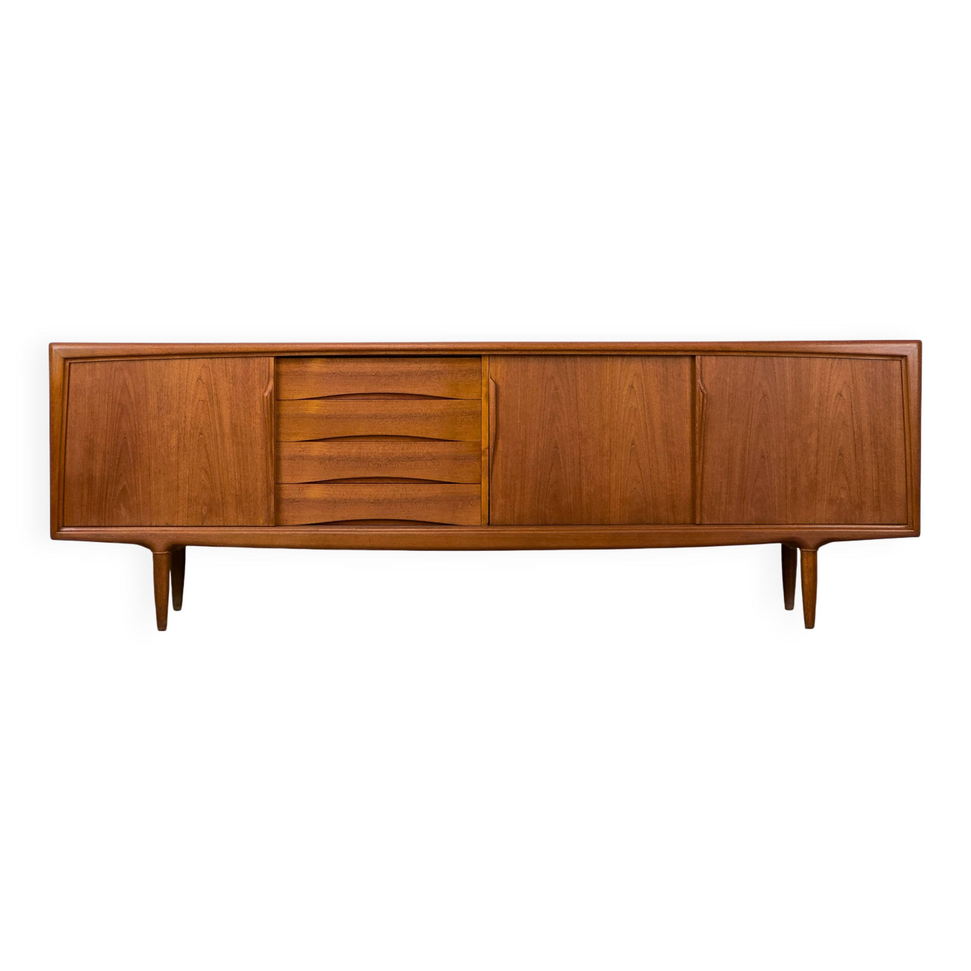 Danish teak sideboard by Axel Christensen / ACO Møbler, 1960s