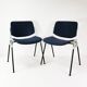 Pair of modernist chairs, Anonima Castelli, designed by G. Piretti, Italy