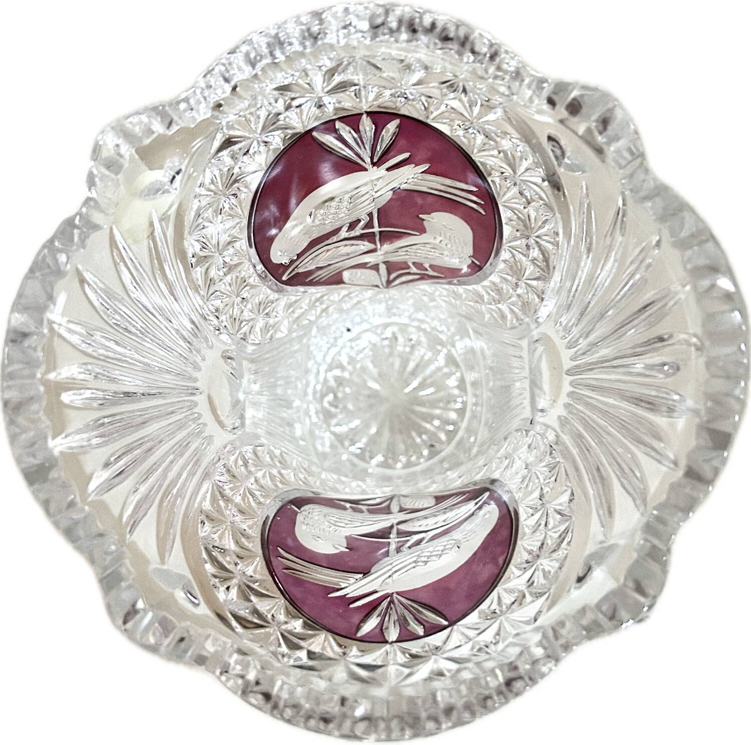 Hofbauer crystal vase