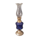 Old oil lamp blue glass