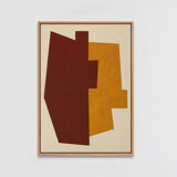 Original minimalist and abstract painting, B18