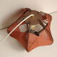 Hanging woven brick lamp