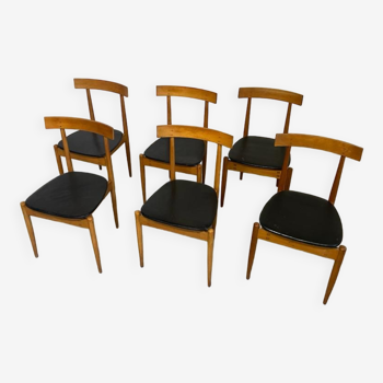 Ensemble de 6 chaises de salle à manger Alan Fuchs