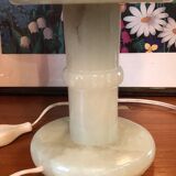 Magnificent vintage alabaster lamp from the 70s
