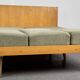 Vintage Corner Sofa Bed with Ottoman, 1960s, Czechoslovakia