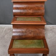 Victorian Library Step Stool in Mahogany, England – 2nd half of the 19th century
