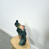 Statue en porcelaine cacatoès vintage