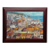 Oil painting by Alexander Michael of a coastal town in southern Italy, 1978.