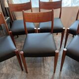 Set of 6 Consorzio Sedie Friuli B series chairs