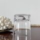 Crystal carafe and 4 glasses Daum France.