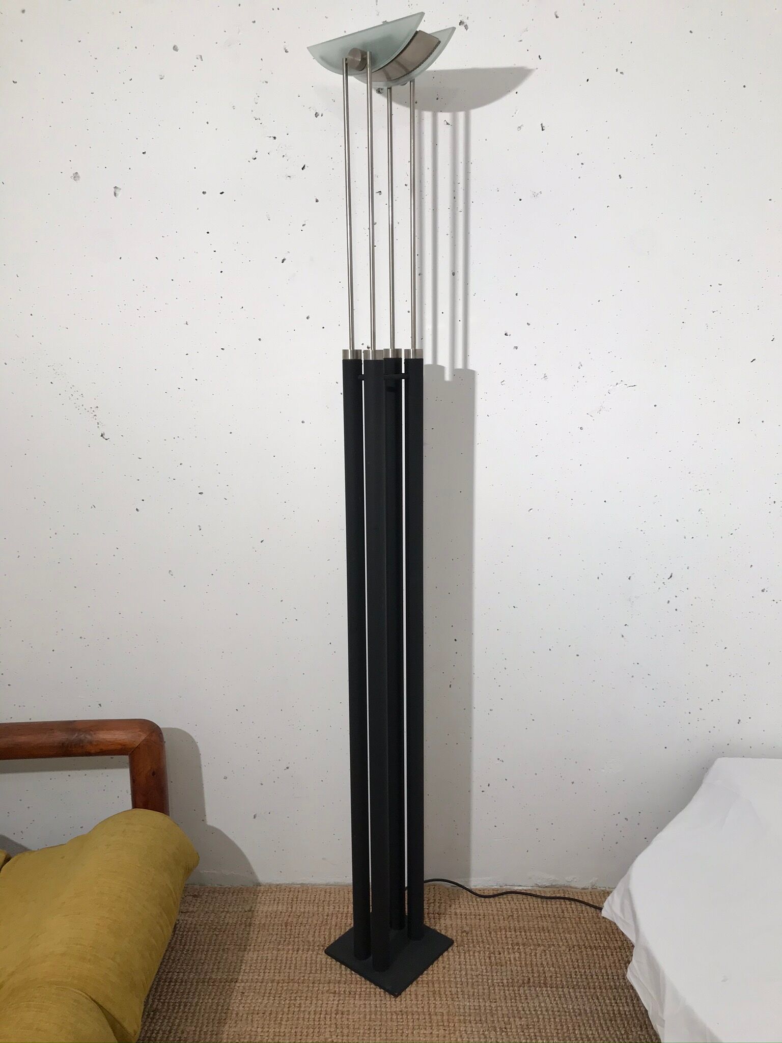 Paire de lampadaires Pierre Lallemand pour Moonlight, 1990