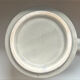 Vintage stoneware mug – Hand-painted floral pattern – Art Deco style