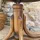 Tabouret canné pivotant