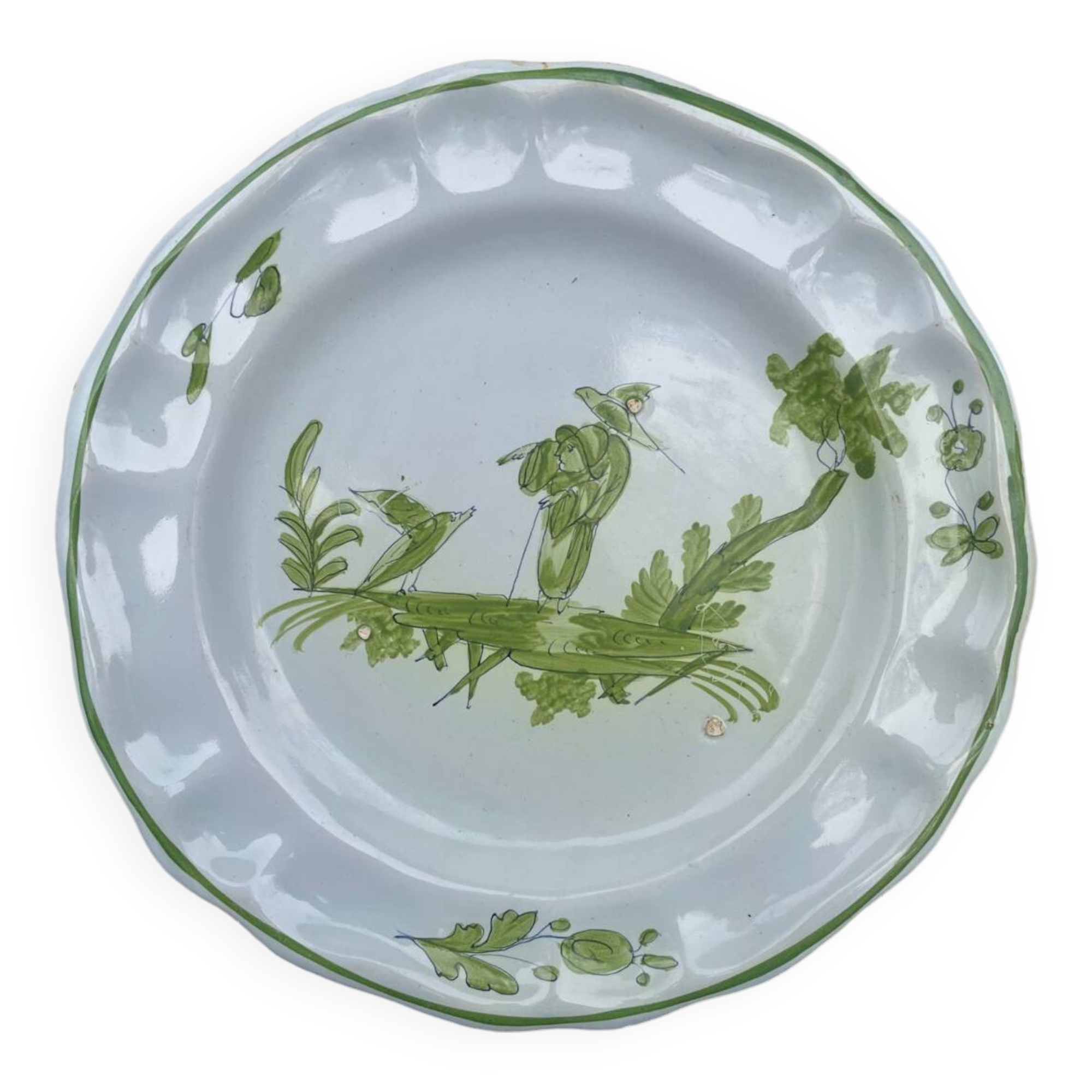 Antique decorative plate