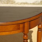 Half-moon console with drawer