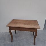 Antique Louis XV style side table with 2 drawers