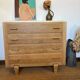 Commode vintage bois et poignées laiton doré