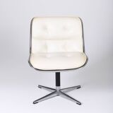 Charles Pollock leather armchair