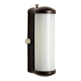 Vintage Bakelite and Opaline Wall Light Art Deco-Bauhaus