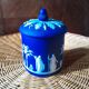 Pot à tabac Wedwood bleu
