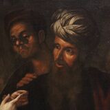 Great 17th century Italian painting, Christ among the Doctors in the Temple