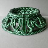 Barbotine cup braided effect, 60s