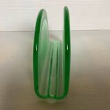 Green glass mail holder
