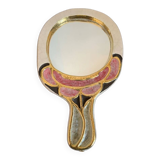 Glazed ceramic mirror by Mithé Espelt