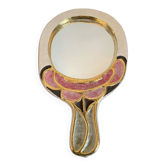 Glazed ceramic mirror by Mithé Espelt