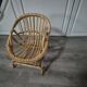 fauteuil enfant en rotin vintage