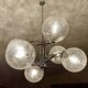 Vintage 70 Chrome Glass Suspension