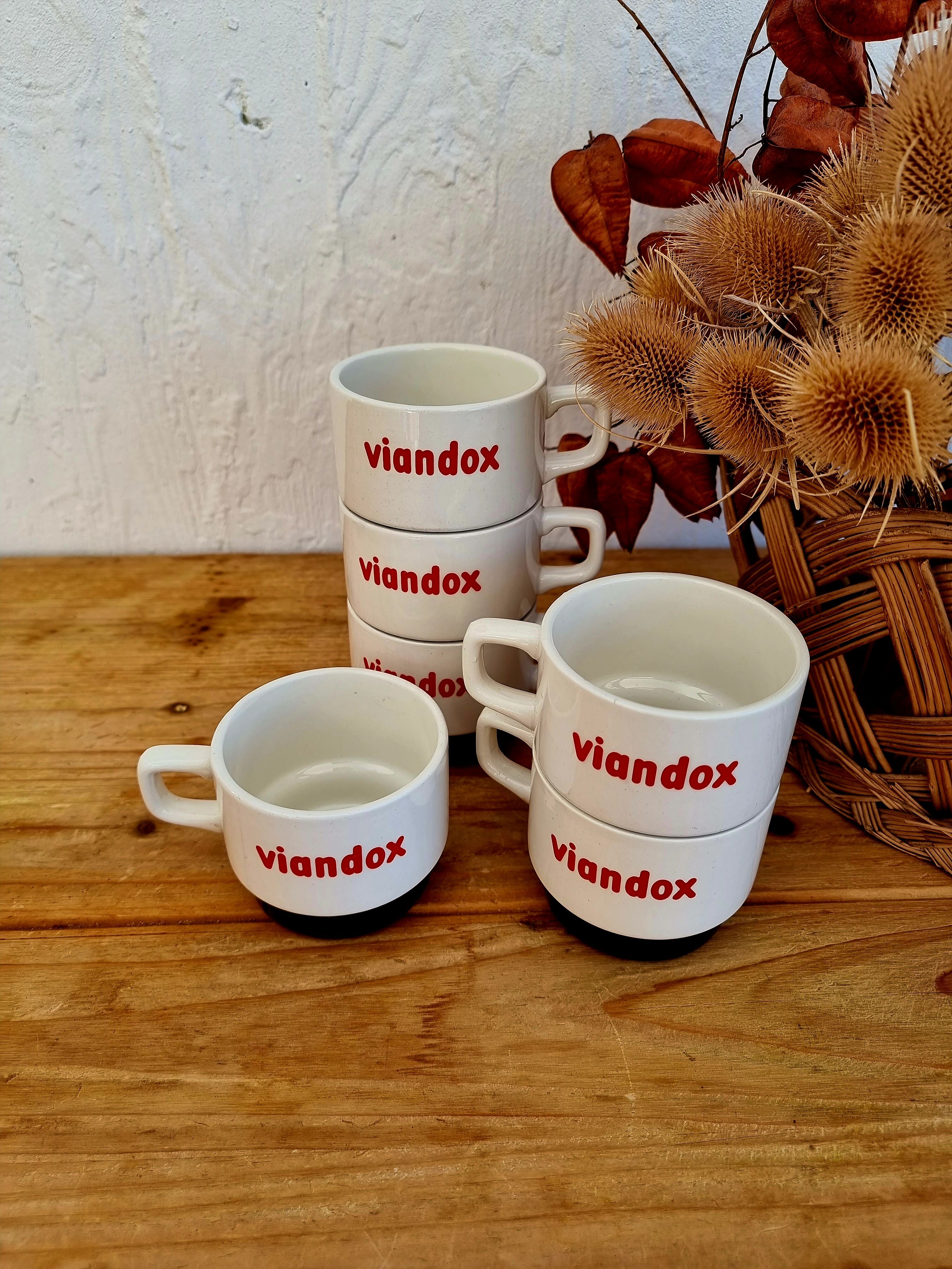Set of 6 cups Moulin des Loups Viandox