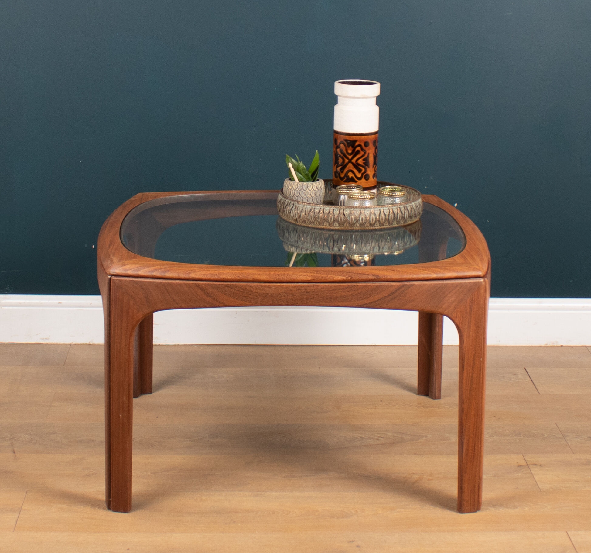 Retro Teak 1960s G Plan Fresco Teak & Glass Coffee Table