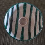 Italian glazed ceramic candle holder Baldelli 1950s 1960s