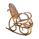 Vintage rocking-chair rattan