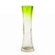 Vase Art Nouveau, verre vert, France, début du 20e siècle