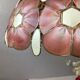 Suspension in mother-of-pearl shell and bohemian brass