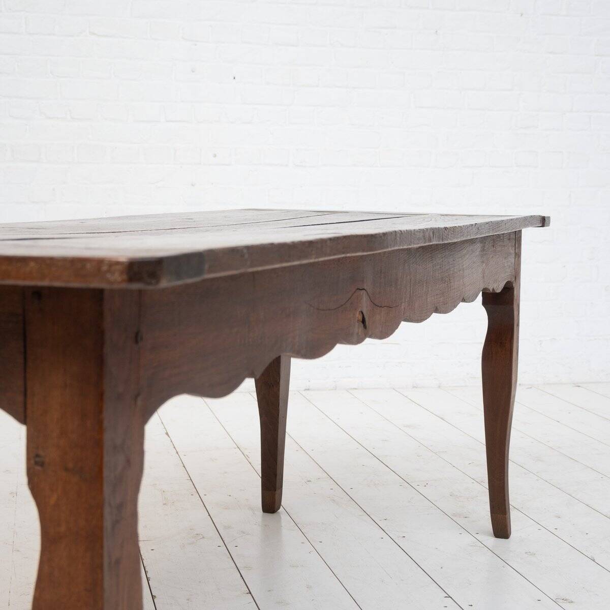 Table en chêne français antique, 1780