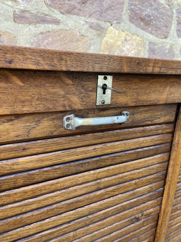 Classeur à rideau coulissant 1950