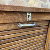 Sliding curtain binder 1950