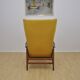 Mid-century Wingback armchair with folding footrest, 1960s