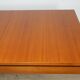 Table de repas vintage en teck extensible - 1960