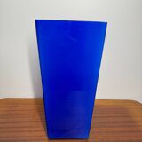 Vintage blue opaline vase