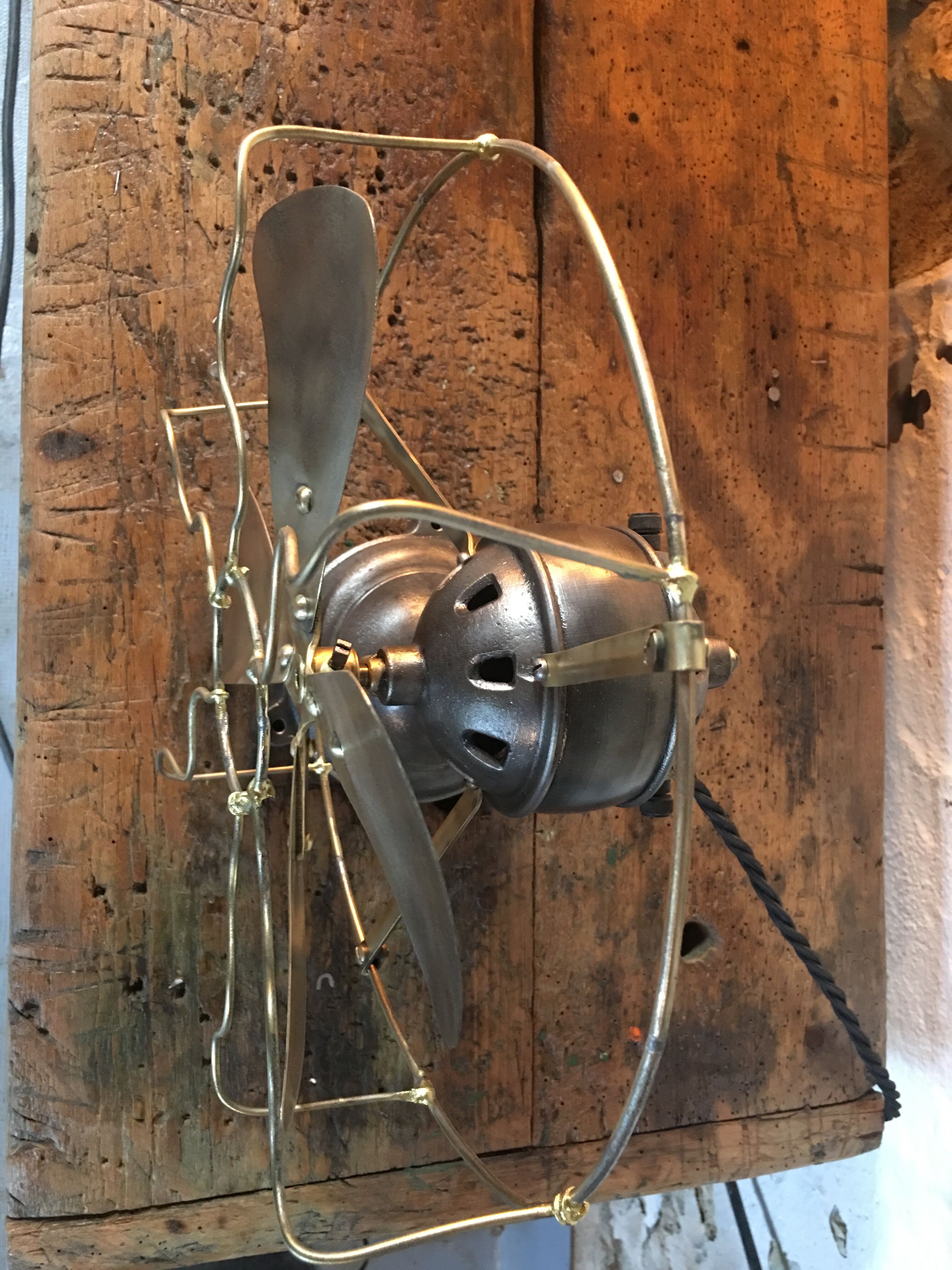 Former fan cast iron and brass 1930
