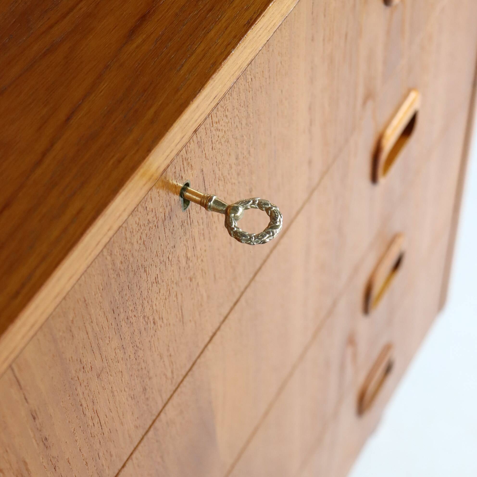Scandinavian teak chest of drawers