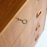 Scandinavian teak chest of drawers