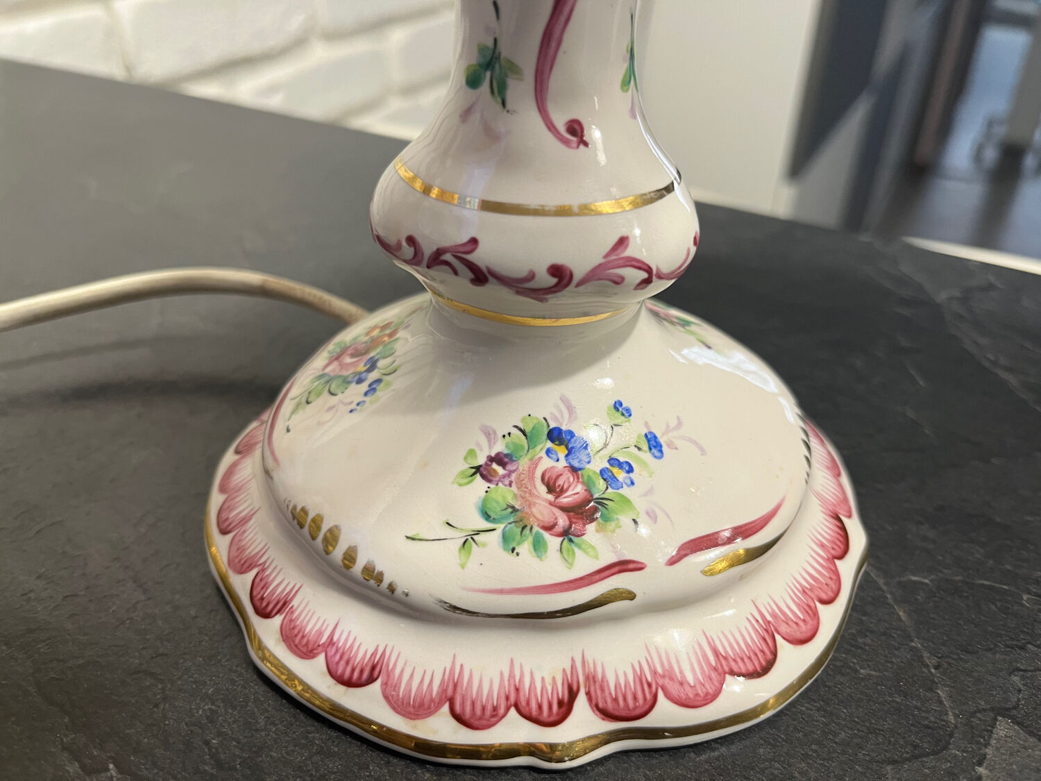 Pair of Clamecy lamps