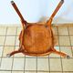 Art Nouveau office chair with curved wood attributed to J&J Kohn, 704 1/2 4V