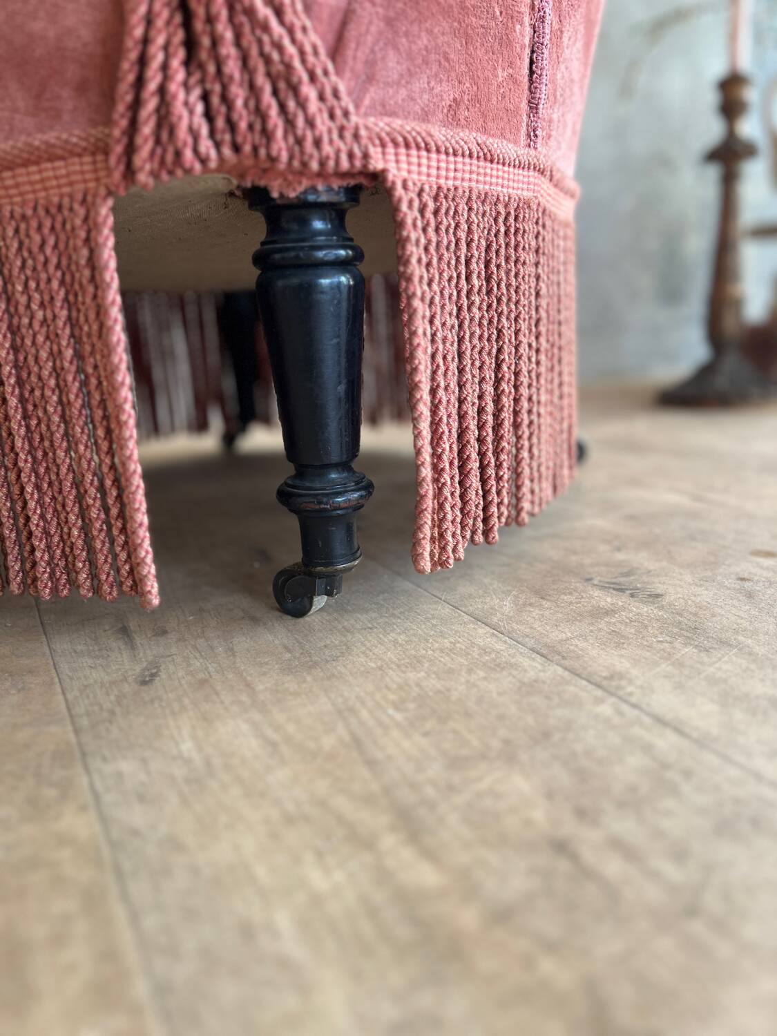 19th century toad armchair