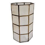 Mother-of-pearl and brass lampshade